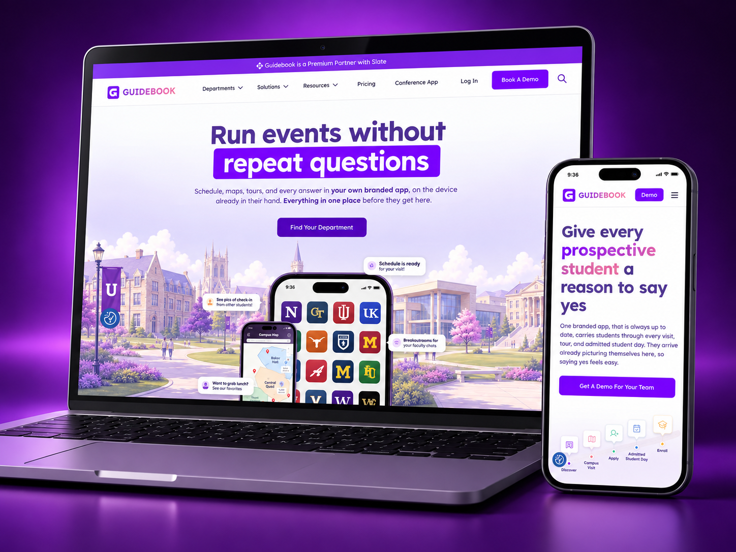 Leading Guidebook’s website through two major redesigns, Guidebook